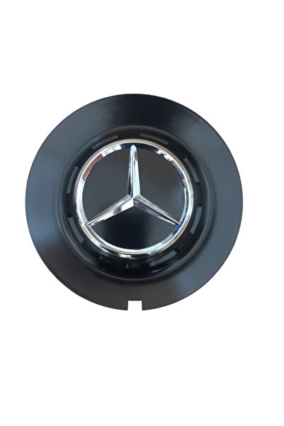 Universal Yıldız Desenli Maybach Jant Uyumlu Siyah Jant Göbeği 145x130 mm. Ge...