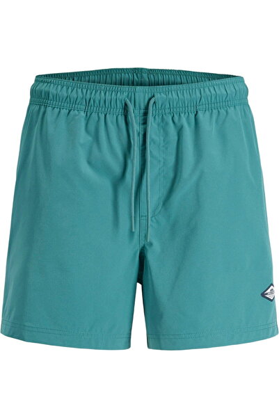 Jack & Jones JACK &JONES Maui Tropic Solid SN σορτς - 12291385-Κολονιαλ Μπλε