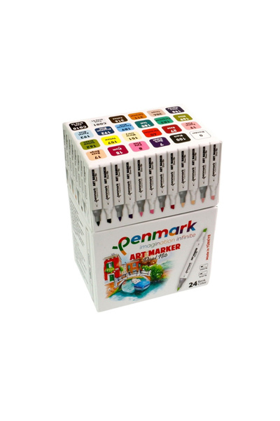 penmark Art Brush Çift Uçlu Marker Kalem Seti 24 Renk