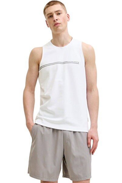 Jack & Jones JACK &JONES Φανελάκι Fusion Chest Brand - 12295005-Λαμπερό Λευκό