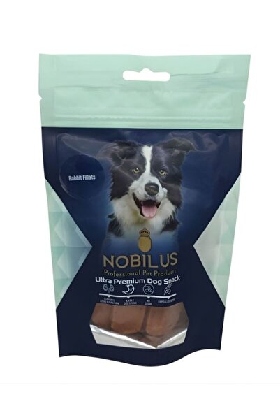 NOBİLUS Tavşan Etli Fileto Köpek Ödül Maması 80gr