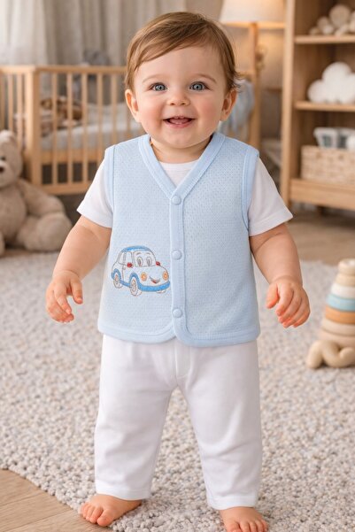 Baby Shez 100% Organic Cotton Newborn Baby Girl and Boy Vest Seasonal 3-6 6-9...