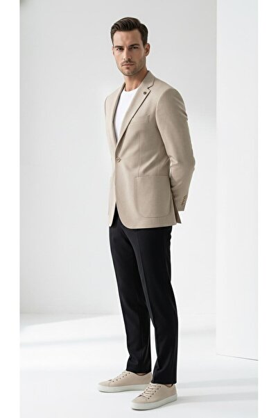 Plus Scorpion CK089 Jachetă tip blazer pentru bărbați, slim fit, cu un singur...