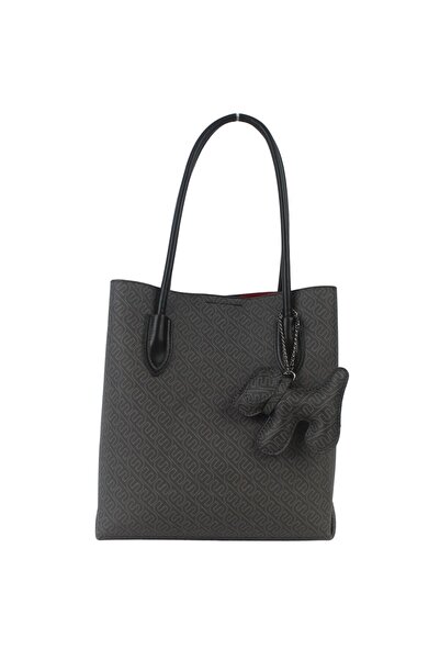 Carino Women's Shoulder Bag, Premium Material, with Beautiful Pendant, Black ...