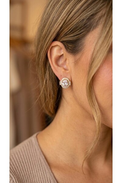 İNN JEWELLERY أقراط من الفولاذ 316L مقاومة للصدأ ومضادة للحساسية مع زركونيوم ...