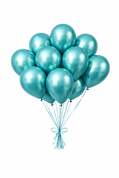 eğlencemarketi 10 Adet Krom Balon Renk Seçenekli 5 inç