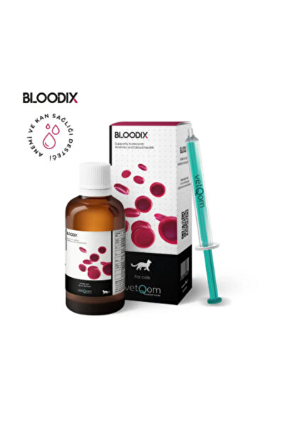 Vetqom Vetq0m Bloodix Kedi Demir, Folik Asit ve B12 Kan Destek Damlası 45 ml