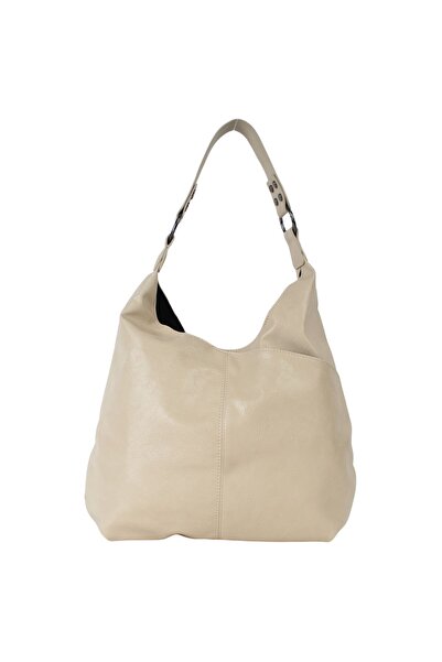 Carino Women's Shoulder Bag, Made of High-Quality Material, Beige Color