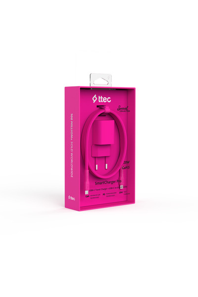 BOZKA TECH ttec SmartCharger GAN 20W PD Seyahat Hızlı Şarj Aleti + USB-C - US...