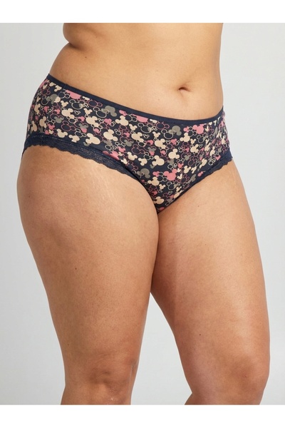 ZUMOO Plus Size 3-Piece Panties Set High Waist Gathering No Trace Comfortable...