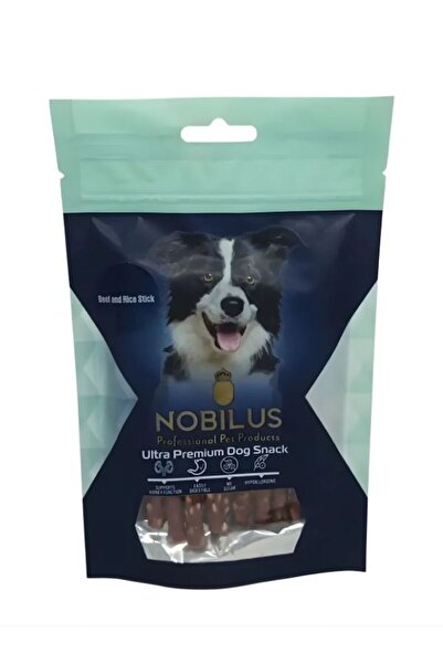 NOBİLUS Sığır Eti ve Pirinçli Köpek Ödül Çubuğu 80gr