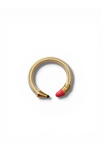 Bo Takı ve Aksesuar Pen Model Colored Enamel Adjustable Ring