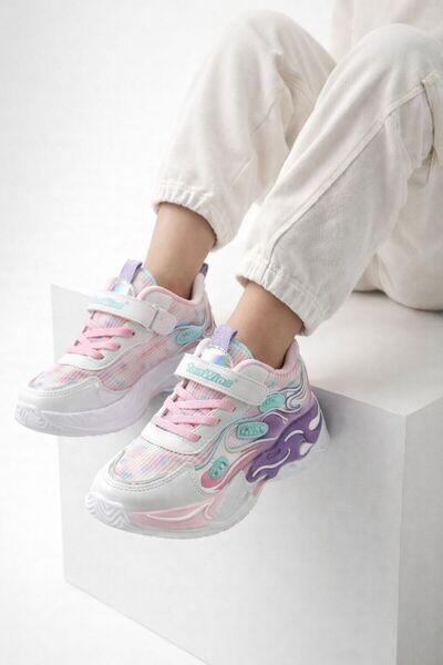 Slipcat Unisex Pastel Colored Luminous Thick Sole Orthopedic Daily Sports Sho...