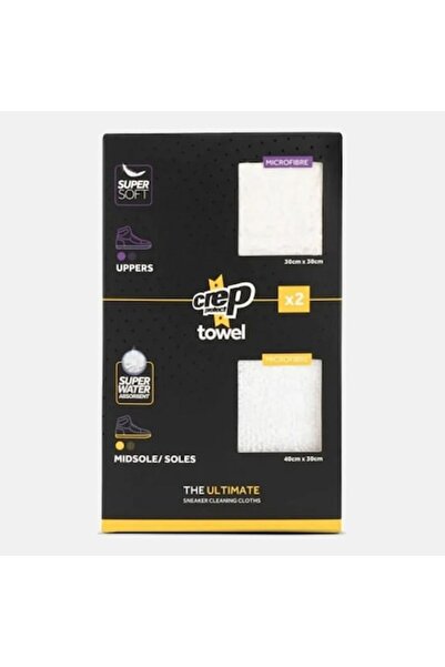 Crep Kit de curățare pantofi, Protect Cure, Microfibră, Alb