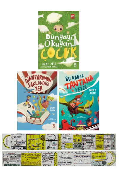 Timaş Çocuk Dünyayı Okuyan Çocuk + Dinozorumun Saklandığ Yer+Bu Kadar Tantana...