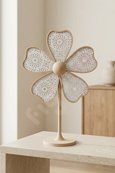 figurio Çiçek Figürlü Dekoratif Masa Üstü Obje / Modern Ev Aksesuarı