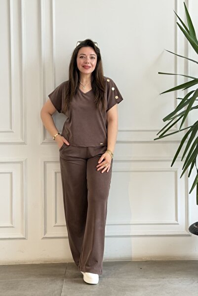 yb yağmur butik Σετ με λεπτομέρεια από κουμπιά και διακοσμητικά στοιχεία στον...