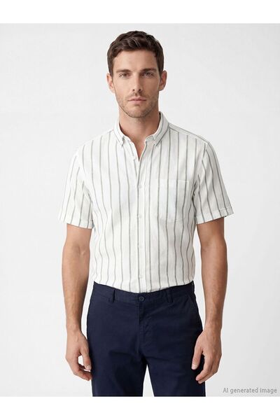 LC Waikiki Lcwaikiki Classic Regular Fit Striped Men's Shirt