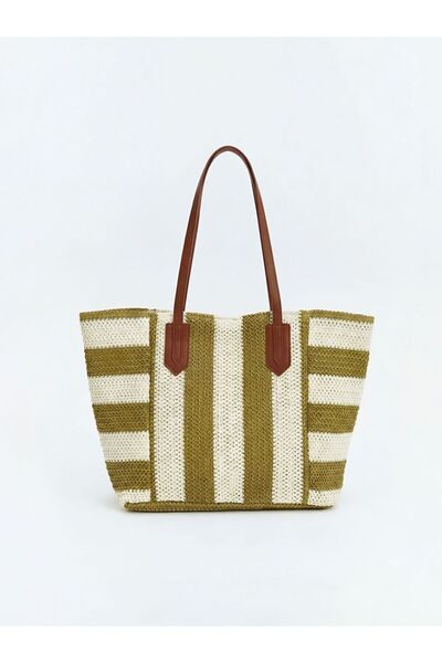LC Waikiki Lcw Accessories Women's Beach Bag with Shoulder Strap