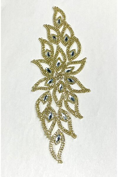 karantuhafiye Απλικέ με σχέδιο φύλλου που κολλάει με σιδέρωμα, μοντέλο πέτρας