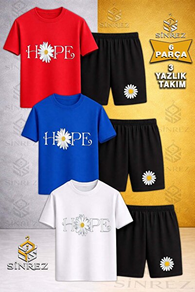 SİNREZ Tricou pentru copii PAPATYA HOPE CLOGRAPHY imprimat cu gâtul rotund, 3...