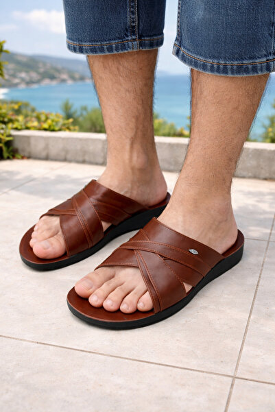 AkınalBella Ανδρικές καθημερινές παντόφλες Comfort με ανατομική σόλα