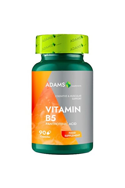 Adams Supplements Vitamin B5 Panthotenic Acid, 90cps,