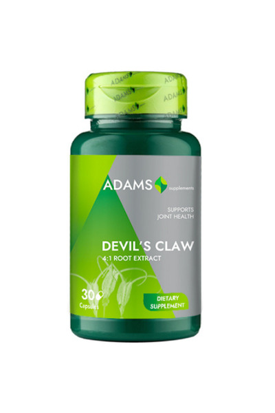Adams Supplements Gheara Diavolului 250mg, 30cps,
