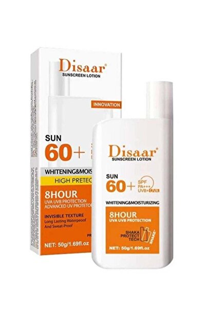 Disaar Whitening & Moisturizing Sunblock Sunscreen Lotion SPF 60 50g 1+1 OFFER