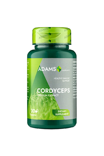 Adams Supplements Cordyceps - Ciuperca Tibetana, 30cps