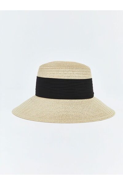 LC Waikiki LCW ACCESSORIES Women's Straw Fedora Hat