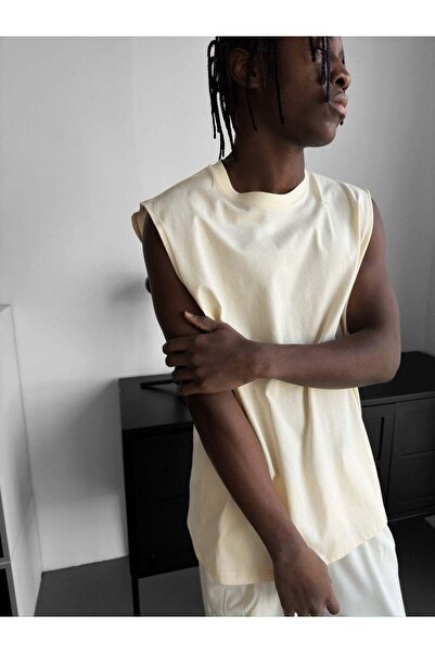 elkumoda Ανδρικό μπλουζάκι Oversize με φαρδιά μανίκια και φαρδιά γραμμή στους...
