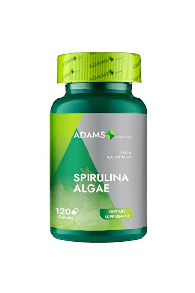 Adams Supplements Alga Spirulina 400mg, 120cps,