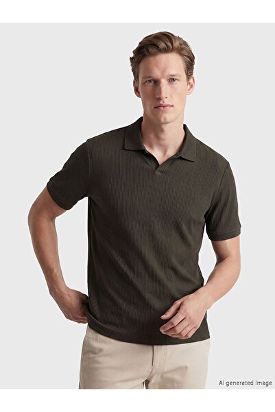LC Waikiki Southblue Polo Neck Men's T-Shirt