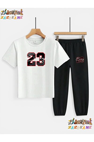 ZAROKANE Chicago23 Yazi Printed Top and Bottom Track Suit/T-Shirt Two-Piece C...
