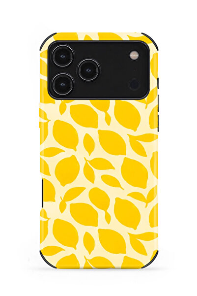 OEM MagSafe Προστατευτική Θήκη για iPhone 16 Pro, Ανθεκτική Σχεδίαση, Λεμόνια