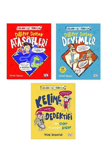Eğlenceli Bilgi 3-4.Sınıf Okuma Seti Kelime Dedektifi Dillere Destan Deyimler...