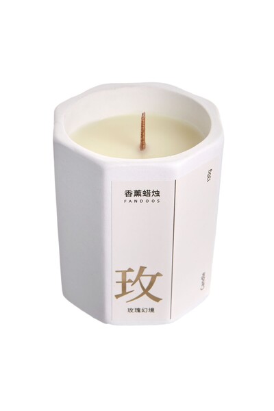 OEM Αρωματικό κερί «Γκρέις» με ιλουζιόν τριαντάφυλλου