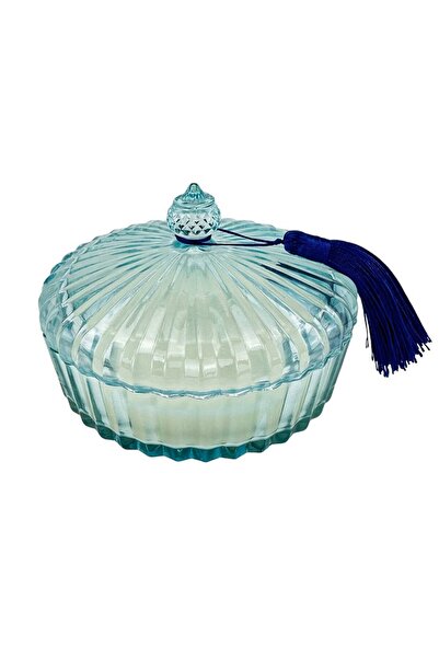 OEM  "Tranq " μπλε αρωματικό κερί με άρωμα λεμονόχορτου