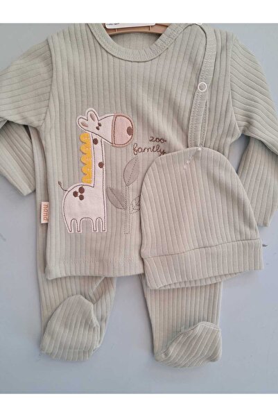 MonAlisa Kids طقم أطفال بنقشة الزرافة