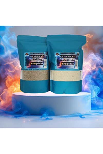 Aqua Nada AquaCarp Σετ Τροφοδότη Μεθόδου Ψαρέματος 2 ΤΕΜΑΧΙΑ Τροπικό 500ΓΡ+500ΓΡ