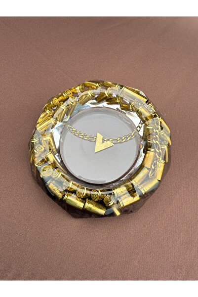 V3LAMADEİT 9MM DIAMOND DARK GOLD MERMİLİ KÜLLÜK BÜYÜK BOY