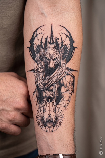 BP Tattoo Anubis Geçici Dövme Tattoo