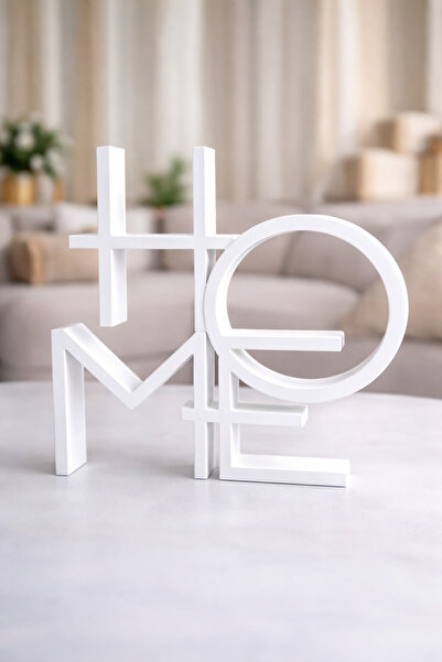 farist Home Yazılı çok modern Dekoratif Biblo Ve Minimalist Masaüstü Dekor Pl...