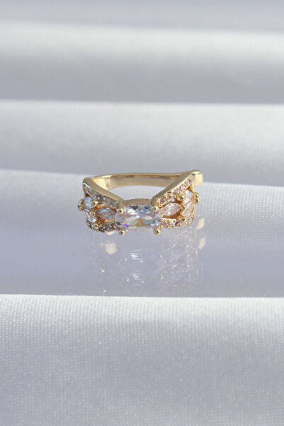 Twin Store Brass Gold Rk Zircon Stone Plated Earcuff Earrings