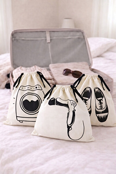 Paris Home Οργανωτής βαλίτσας, Σετ 3 τεμαχίων για οργάνωση εσωτερικού χώρου β...