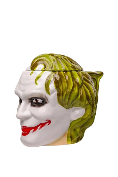 CAVAŞ sun hat 3D Covered Joker Design Porcelain Mug Cup Product Dimensions; 1...