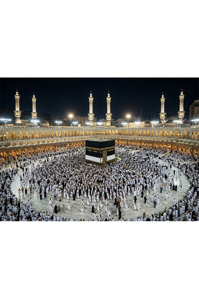 Bedeko Kabe Ve Hacılar Mdf Ahşap Tablo