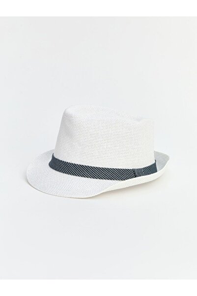 LC Waikiki Lcw Accessories Men's Fedora Hat with Ribbon Detail