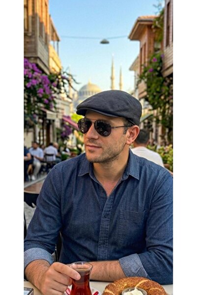 awix Men's 100% Cotton Summer Linen Peaky Blinders Style Cap